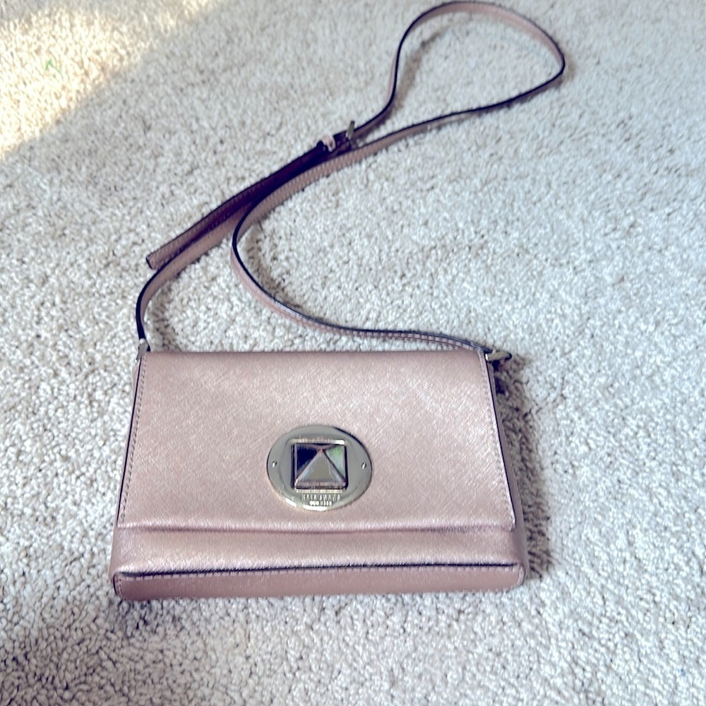 Kate Spade Newbury Lane Crossbody purse Rose Gold Small